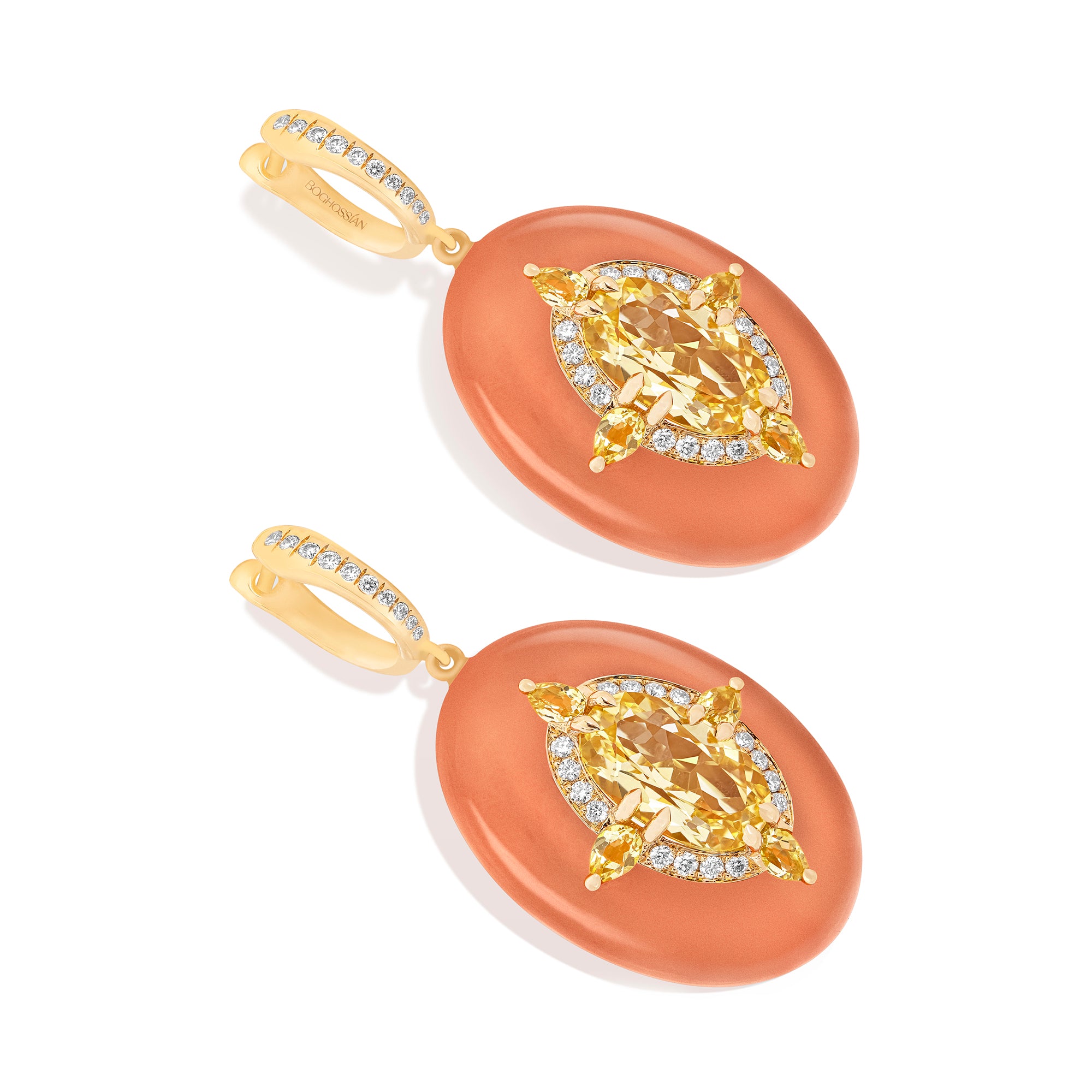 Reveal - Citrine and Eosite Earrings