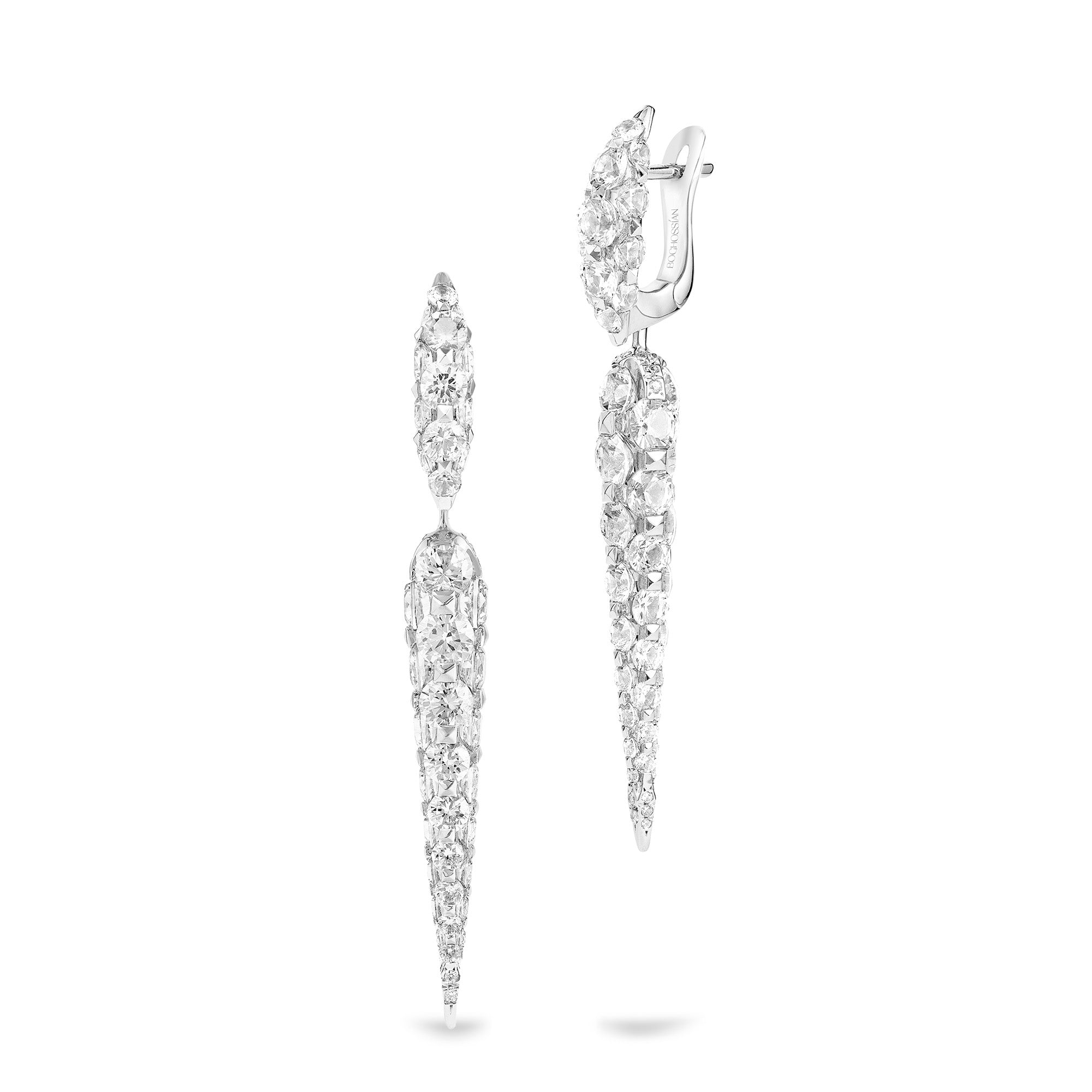 Merveilles Icicle - Diamond Small Earrings