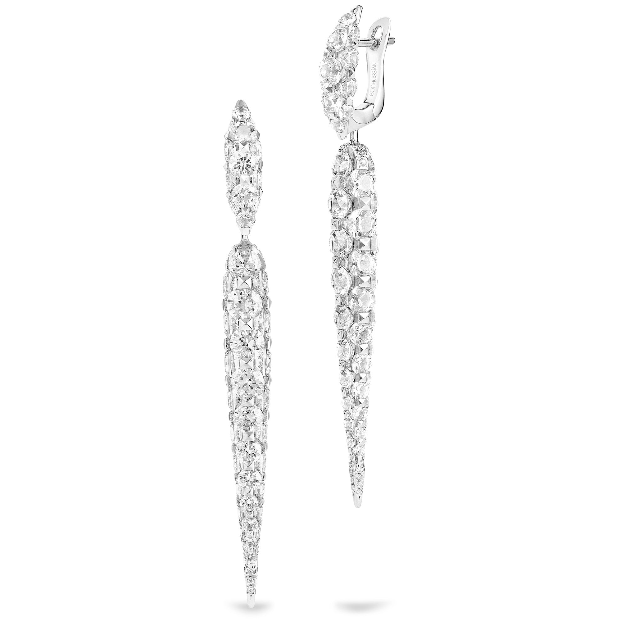 Merveilles Icicle - Diamond Medium Earrings