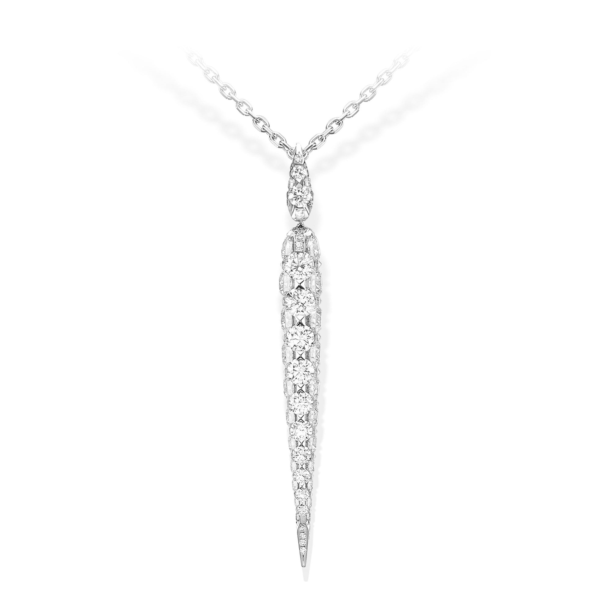 Merveilles Icicle - Diamond Medium Pendant
