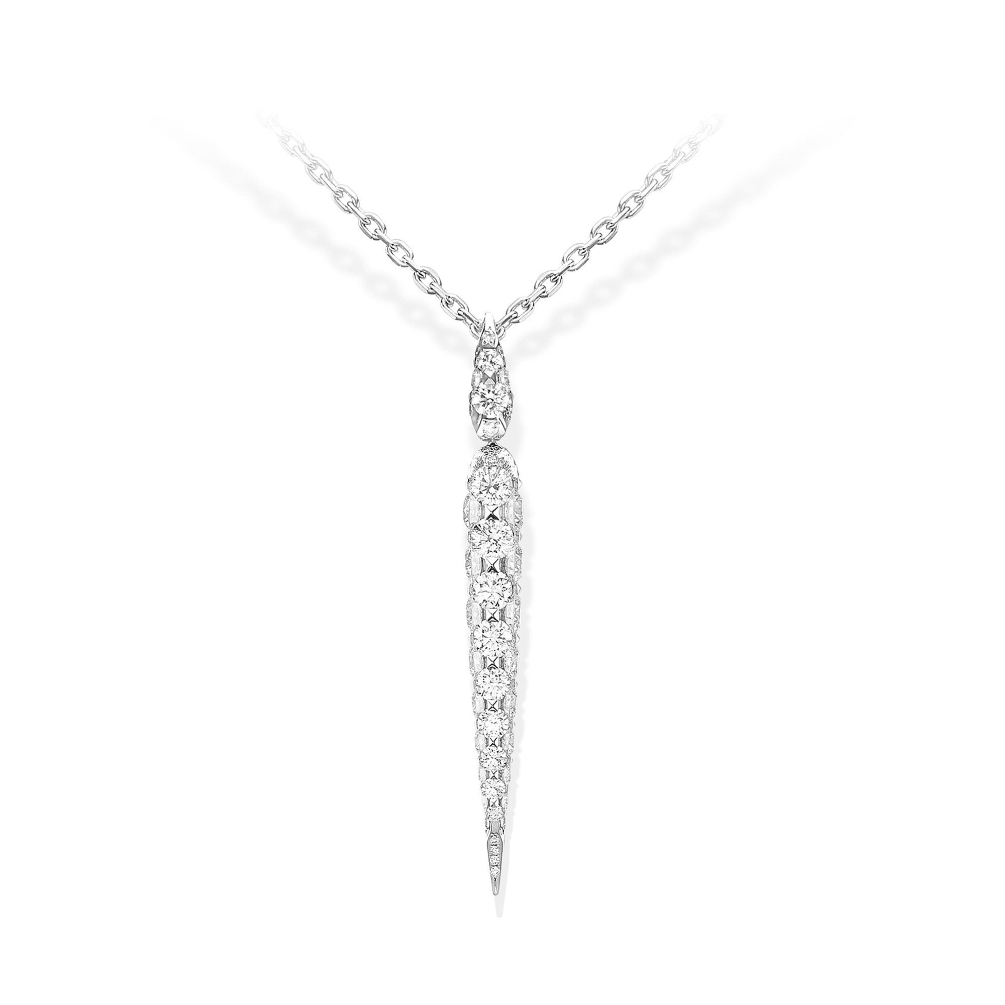 Merveilles Icicle - Diamond Small Pendant