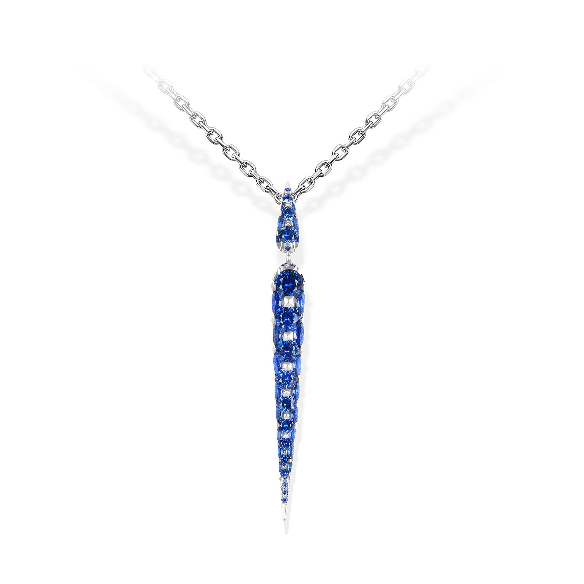 Merveilles Icicle - Sapphire Small Pendant