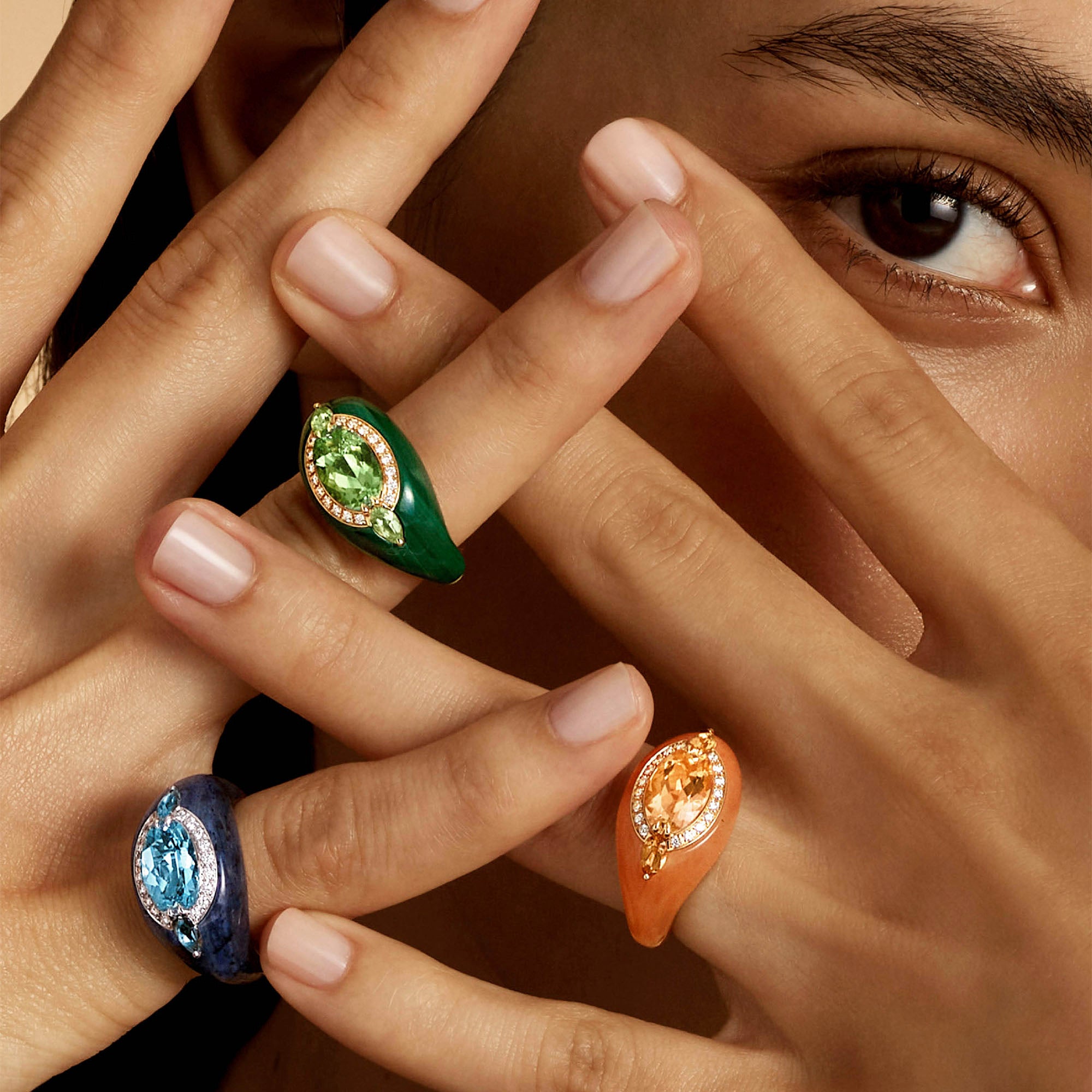 Reveal - Citrine and Eosite Ring