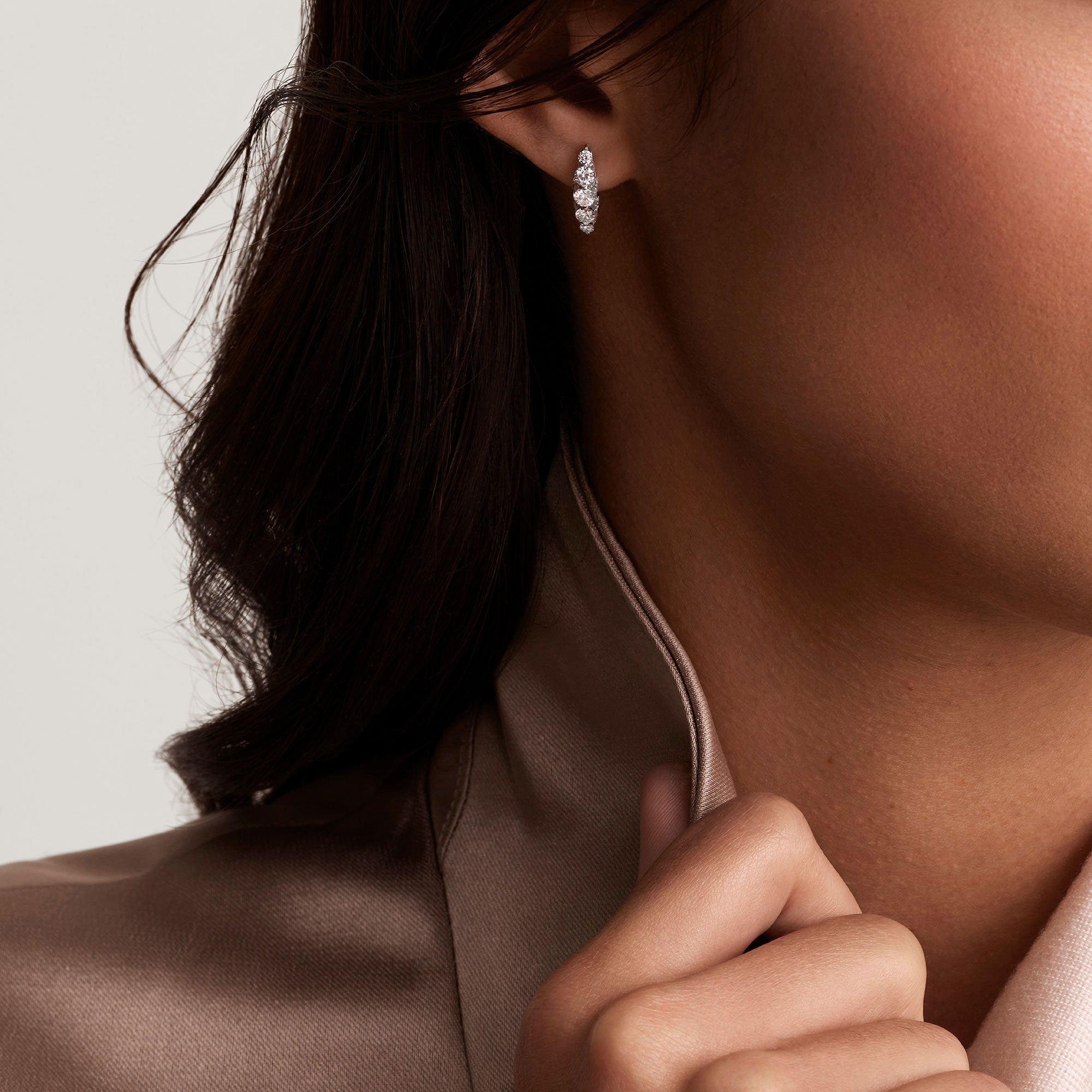 Merveilles Icy - Diamond Mini Earrings