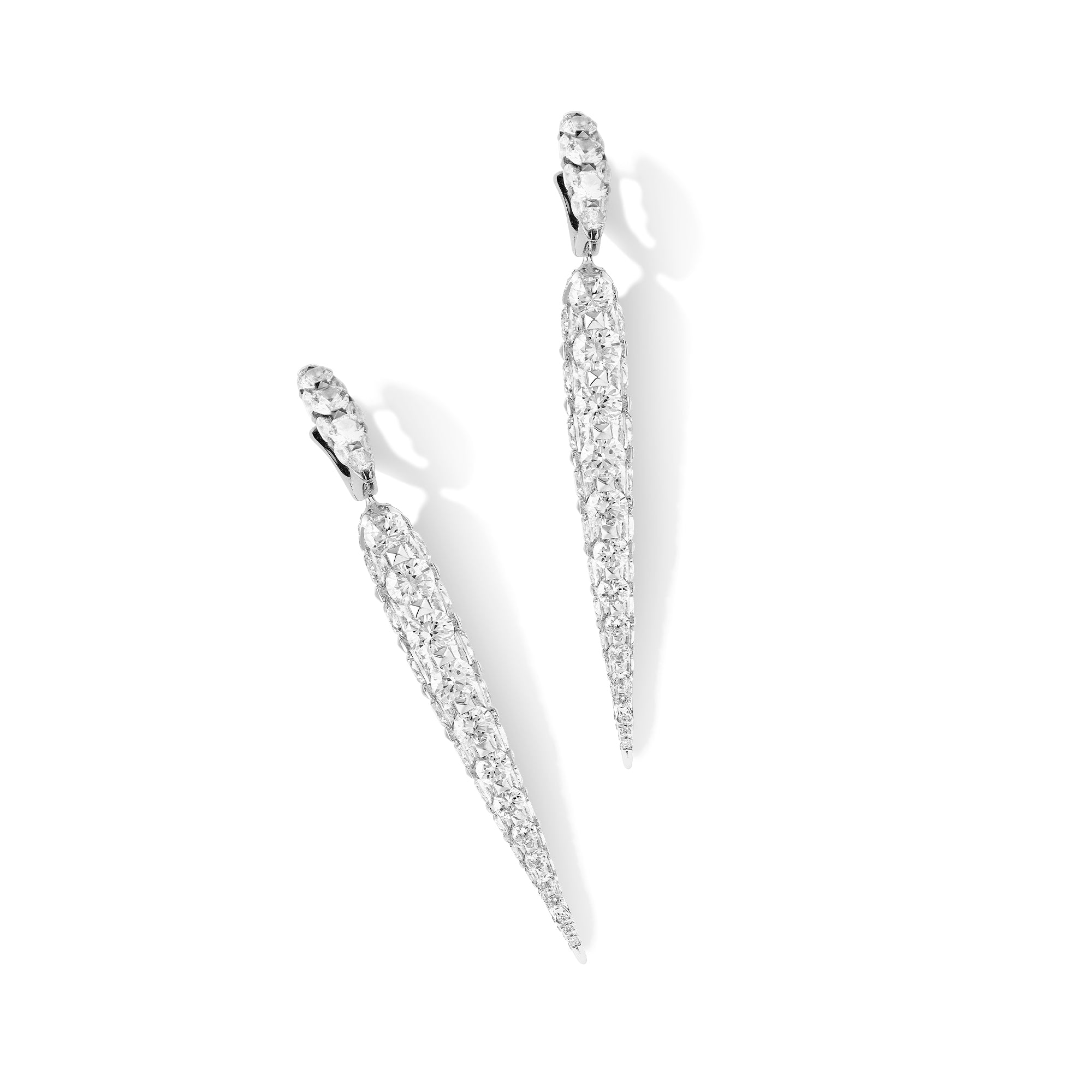 Merveilles Icicle - Diamond Medium Earrings