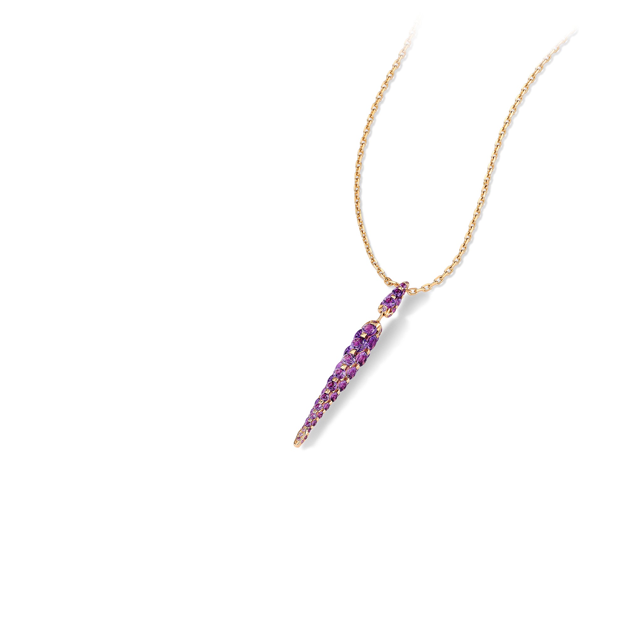 Merveilles Icicle - Amethyst Small Pendant