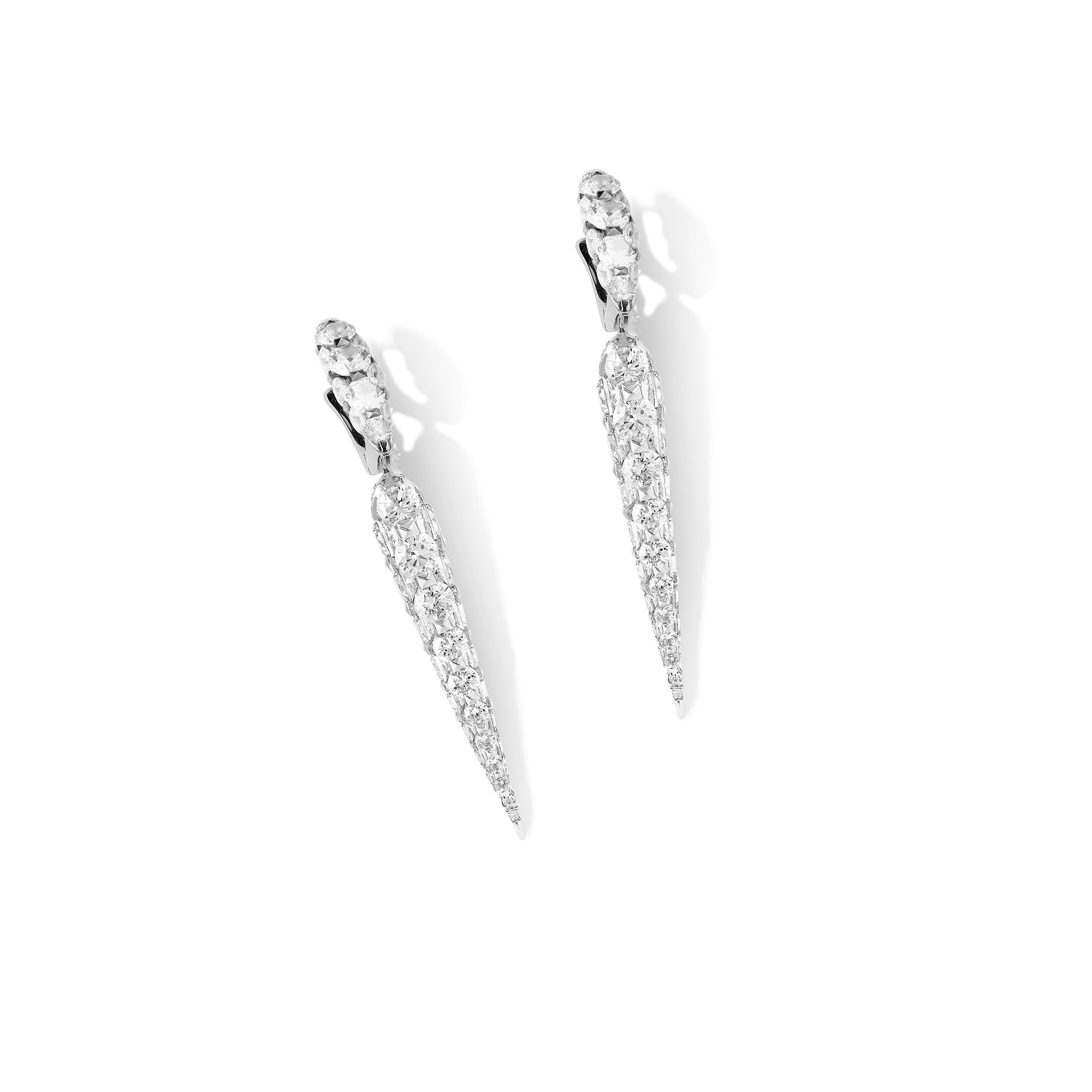 Merveilles Icicle - Diamond Small Earrings