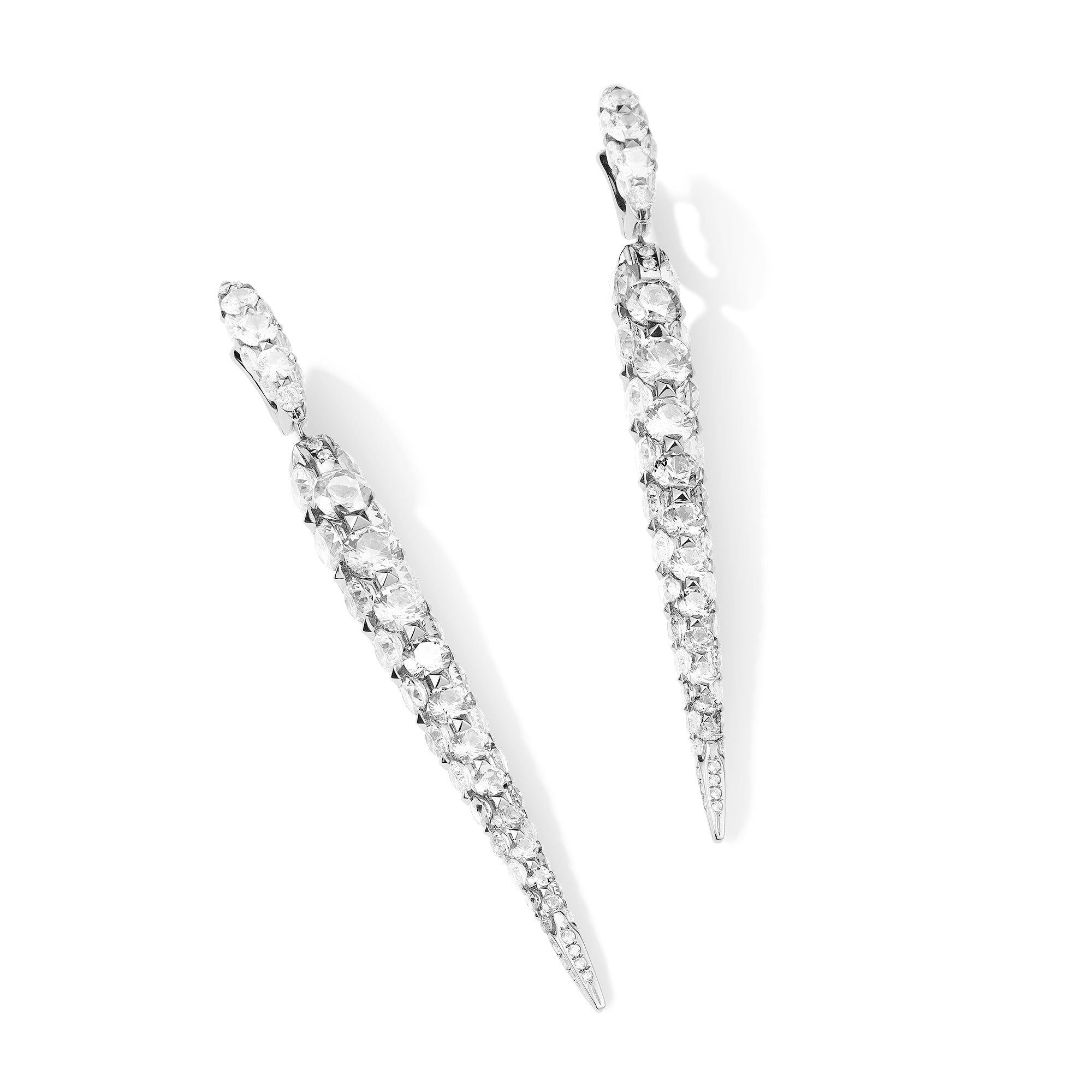 Merveilles Icicle - Diamond Large Earrings