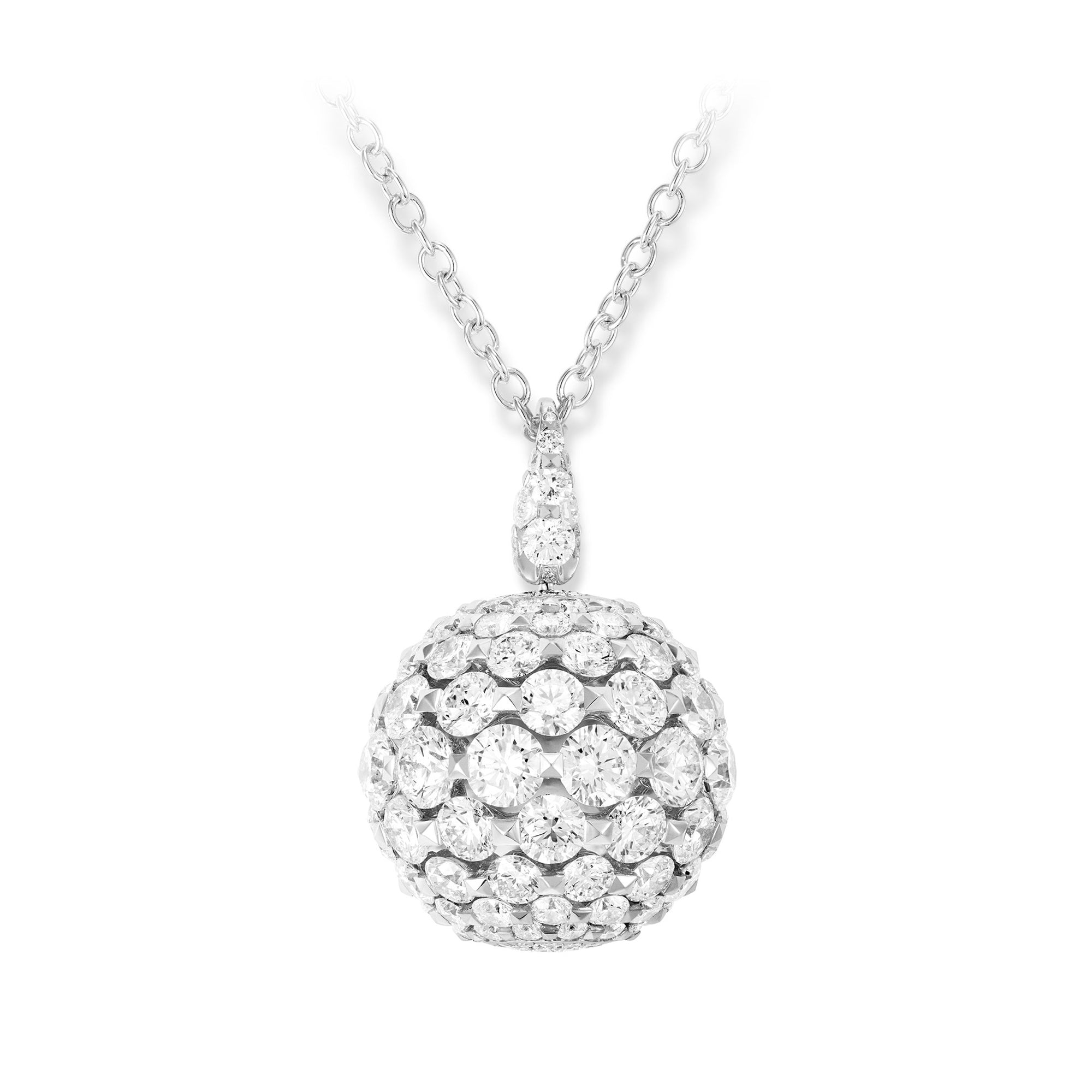 Merveilles Sphere - Diamond Large Pendant - 18mm