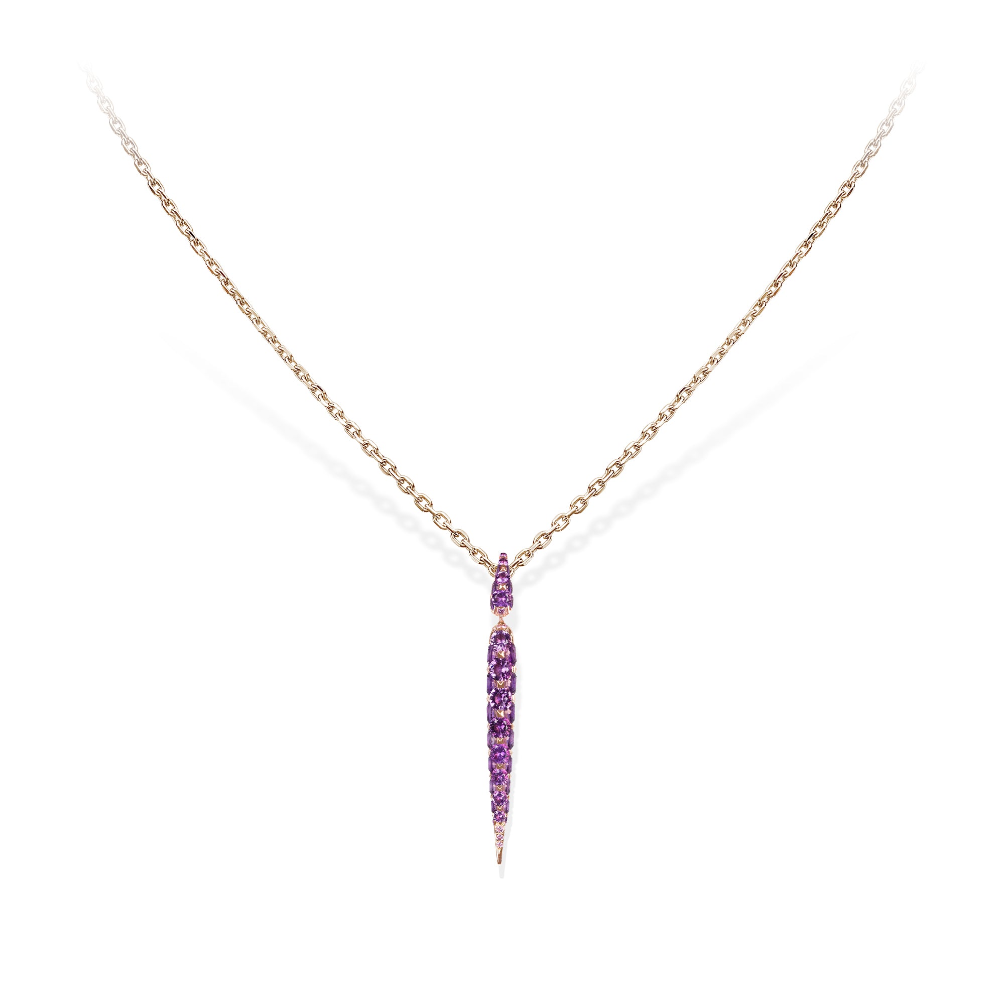 Merveilles Icicle - Amethyst Small Pendant
