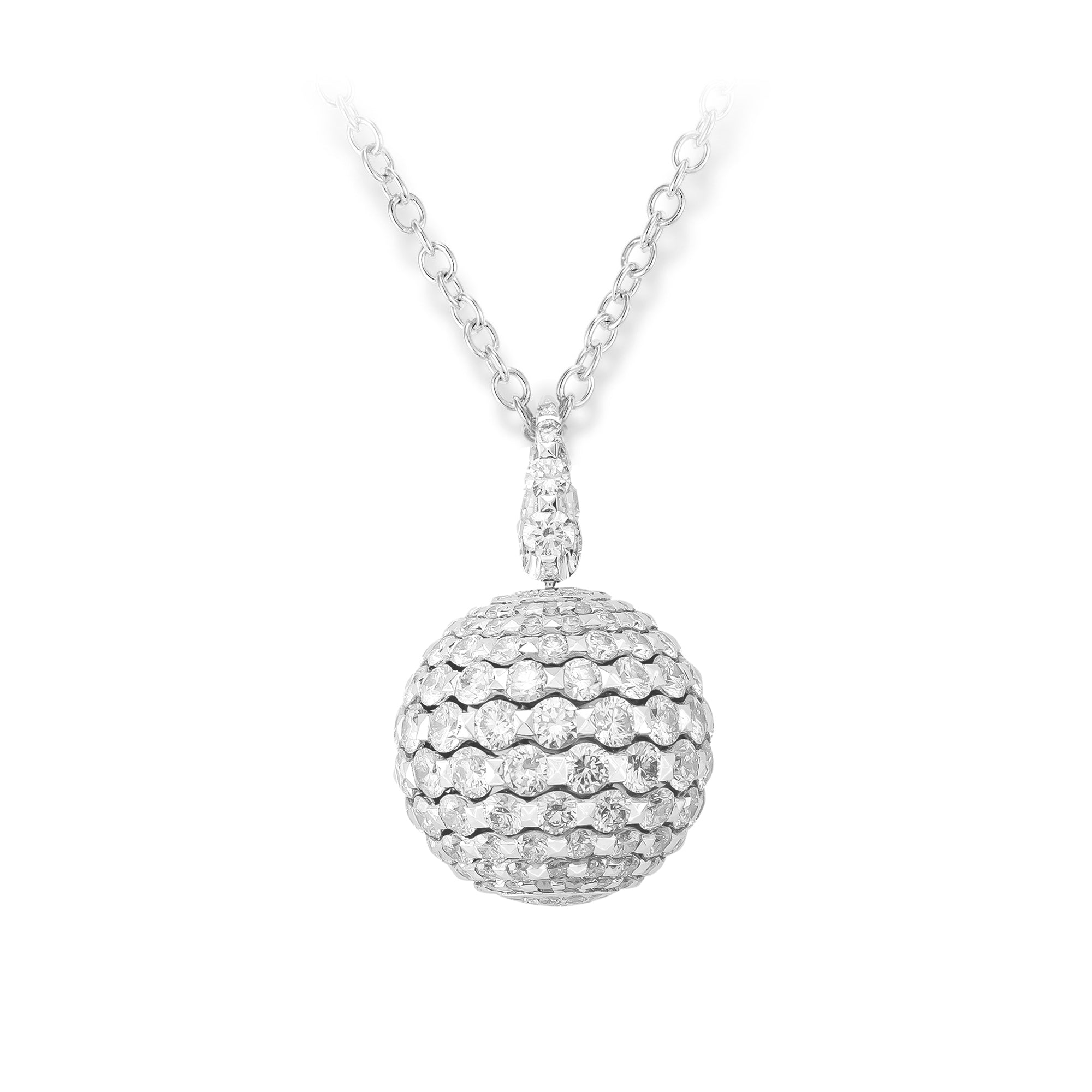 Merveilles Sphere - Diamond Small Pendant - 15mm