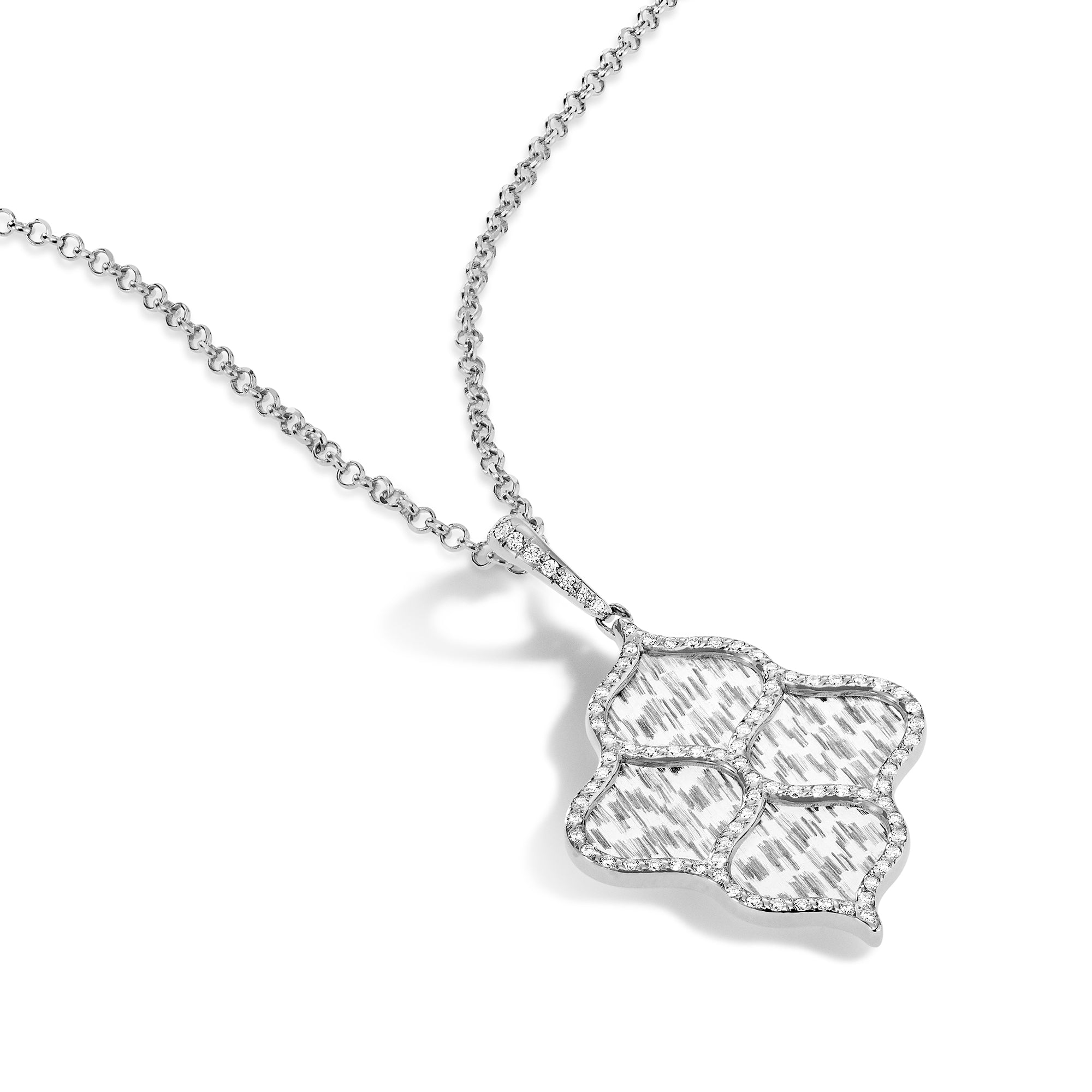 Titanium Rain - Diamond and Titanium Pendant