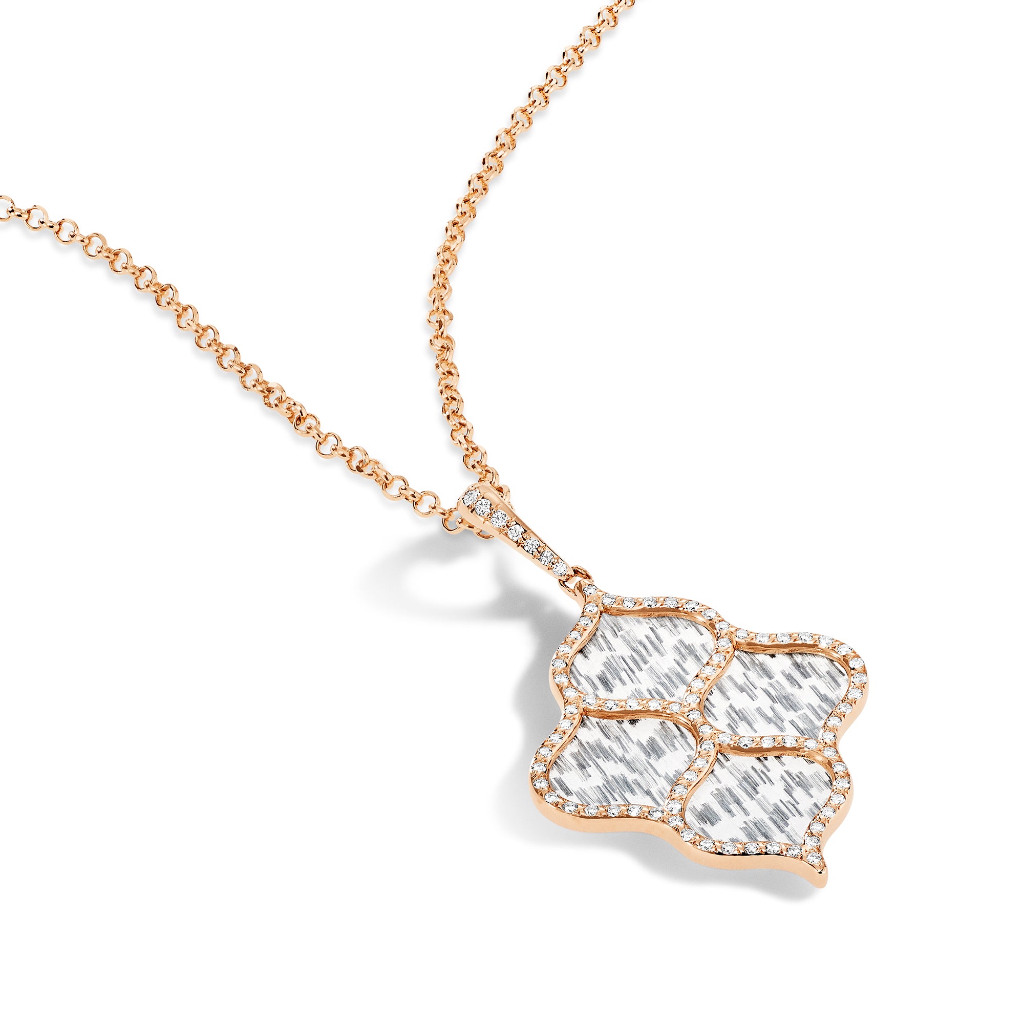 Titanium Rain - Diamond and Titanium Pendant