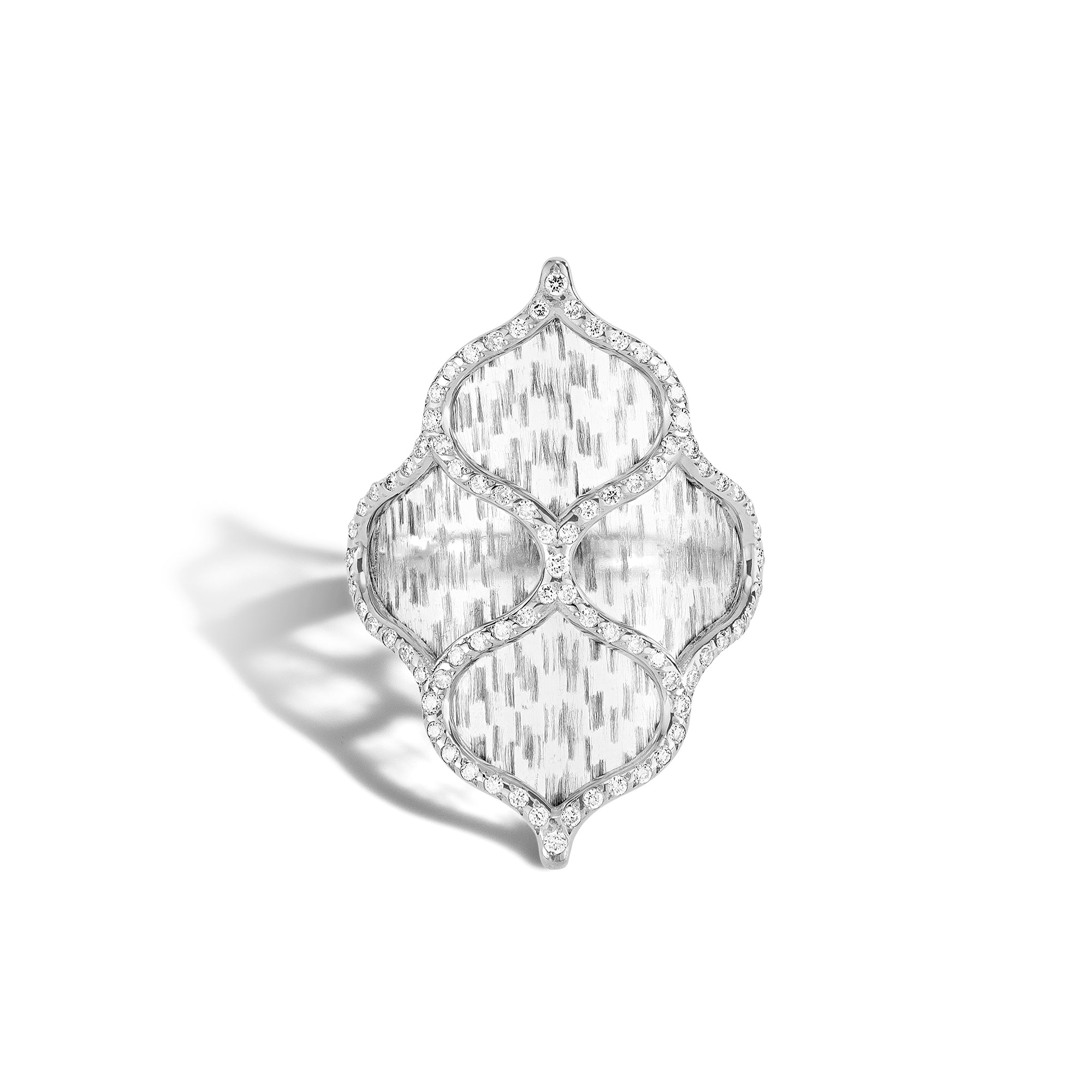 Titanium Rain - Diamond and Titanium Ring