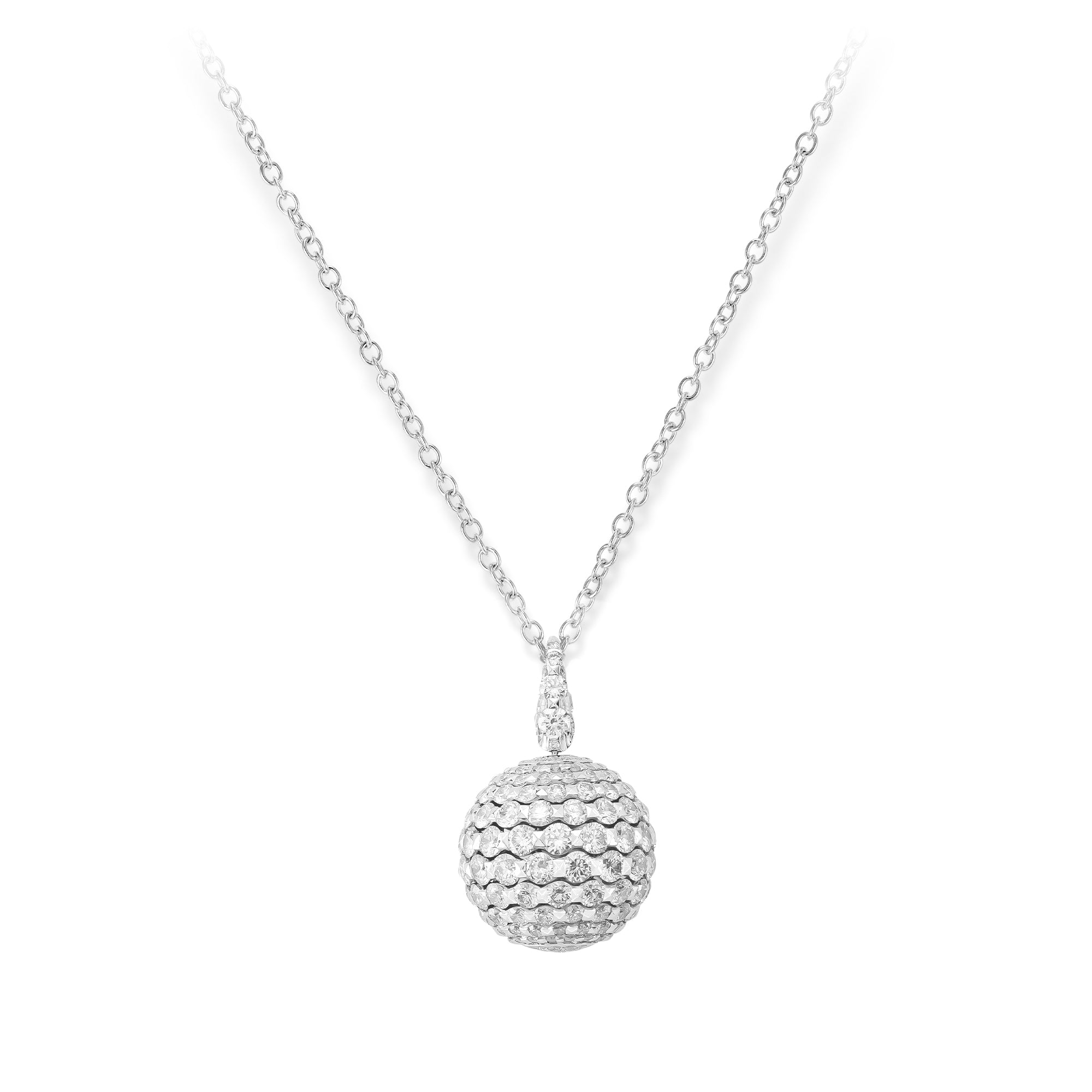 Merveilles Sphere - Diamond Small Pendant - 15mm