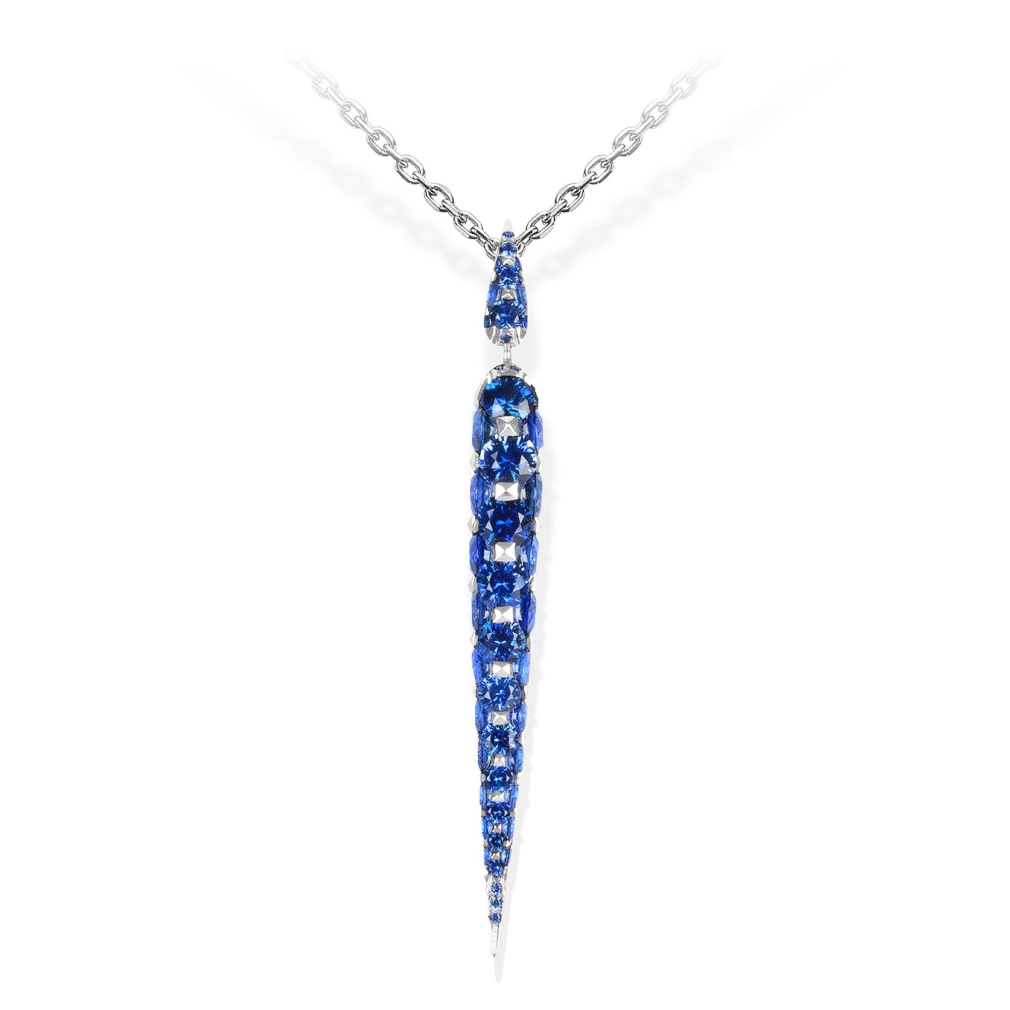 Merveilles Icicle - Sapphire Medium Pendant