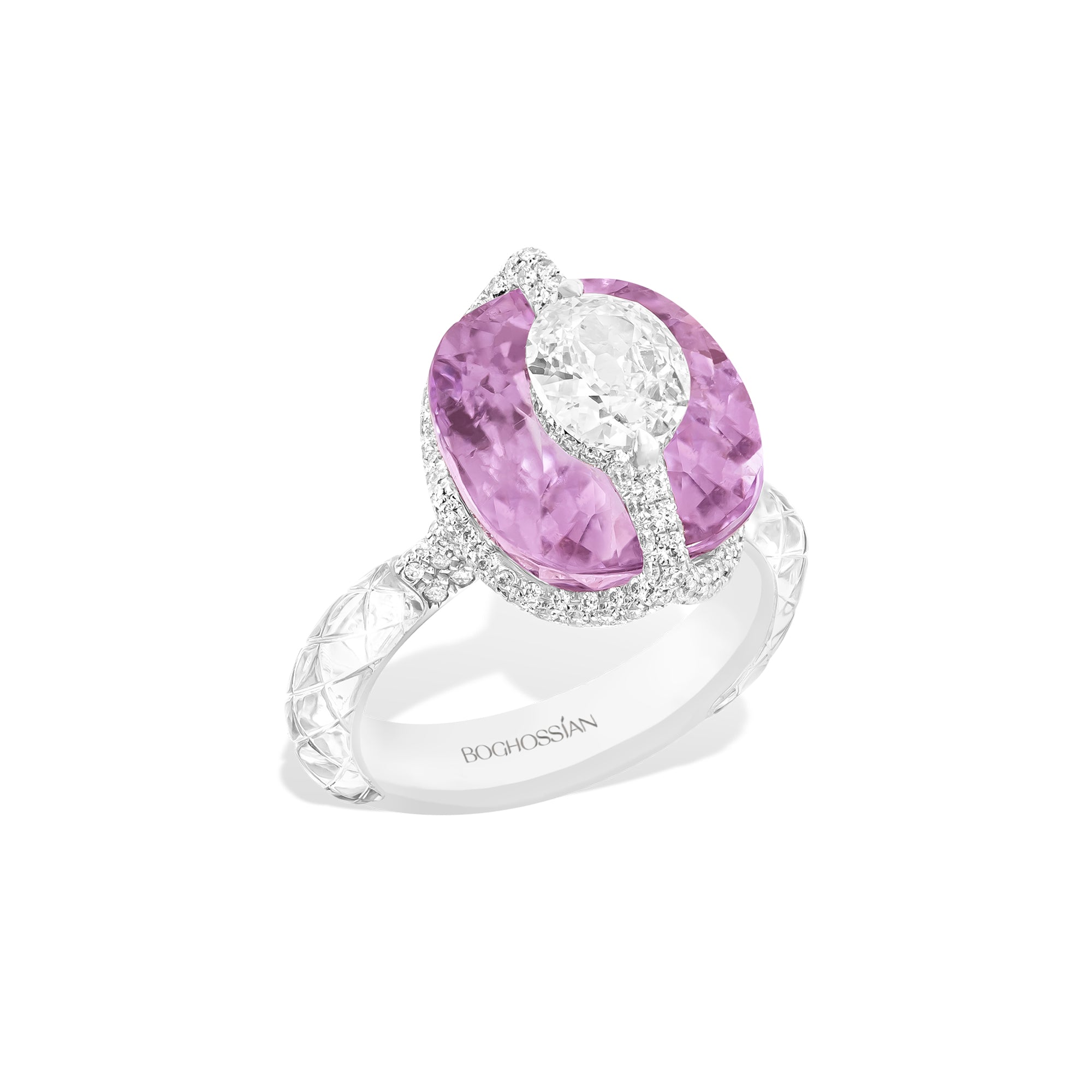 Kissing - Diamond and Tourmaline Ring