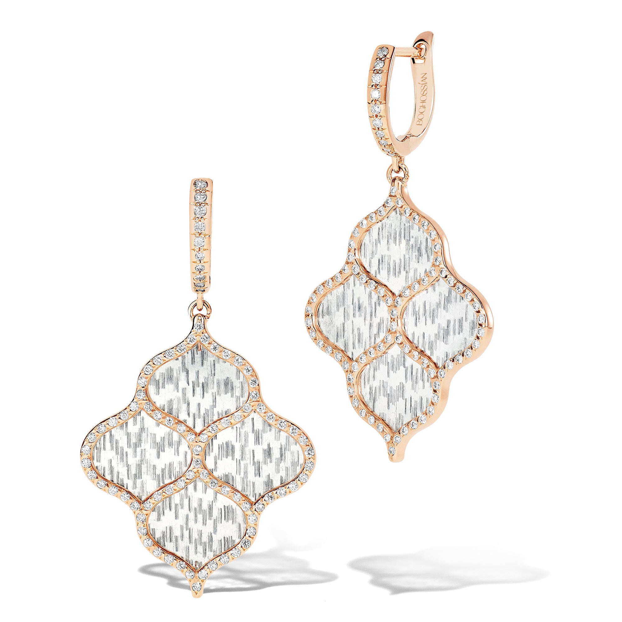 Titanium Rain - Diamond and Titanium Earrings