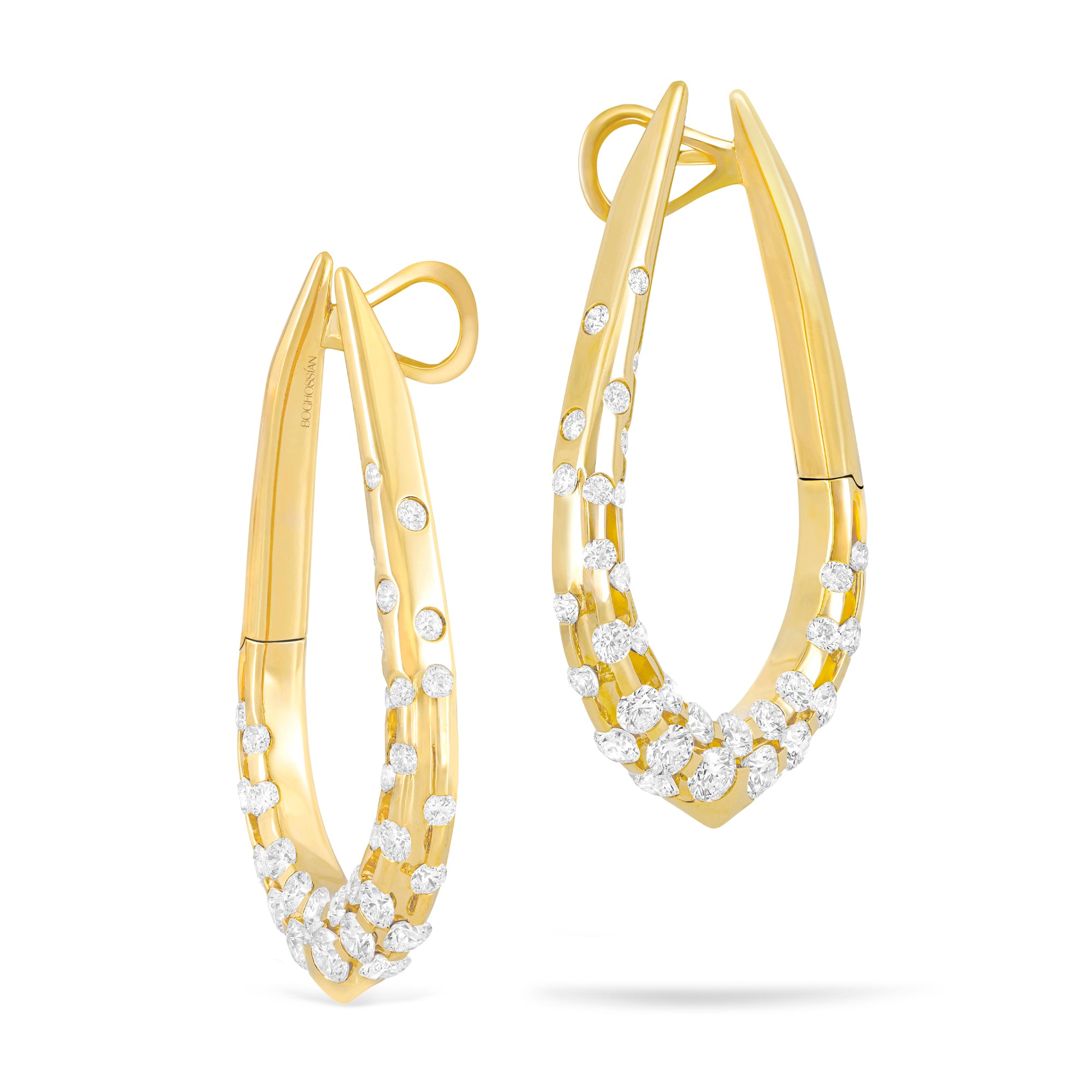 Merveilles Halo - Diamond Large Earrings