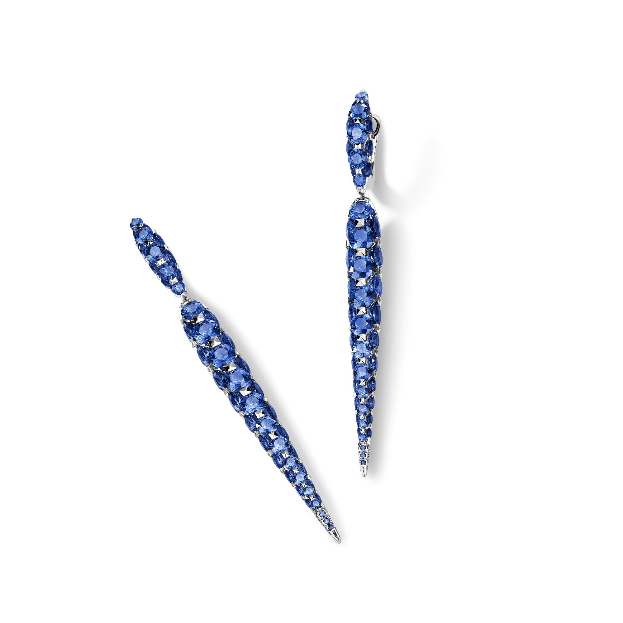 Merveilles Icicle - Sapphire Earrings - Medium